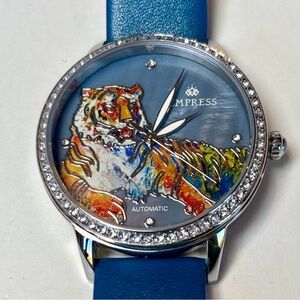 Empress Tiger Watch With Teal Band